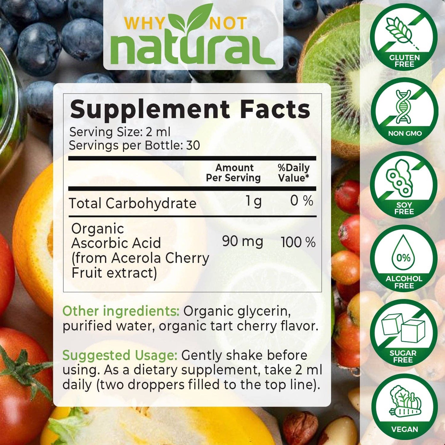 Organic Liquid Vitamin C