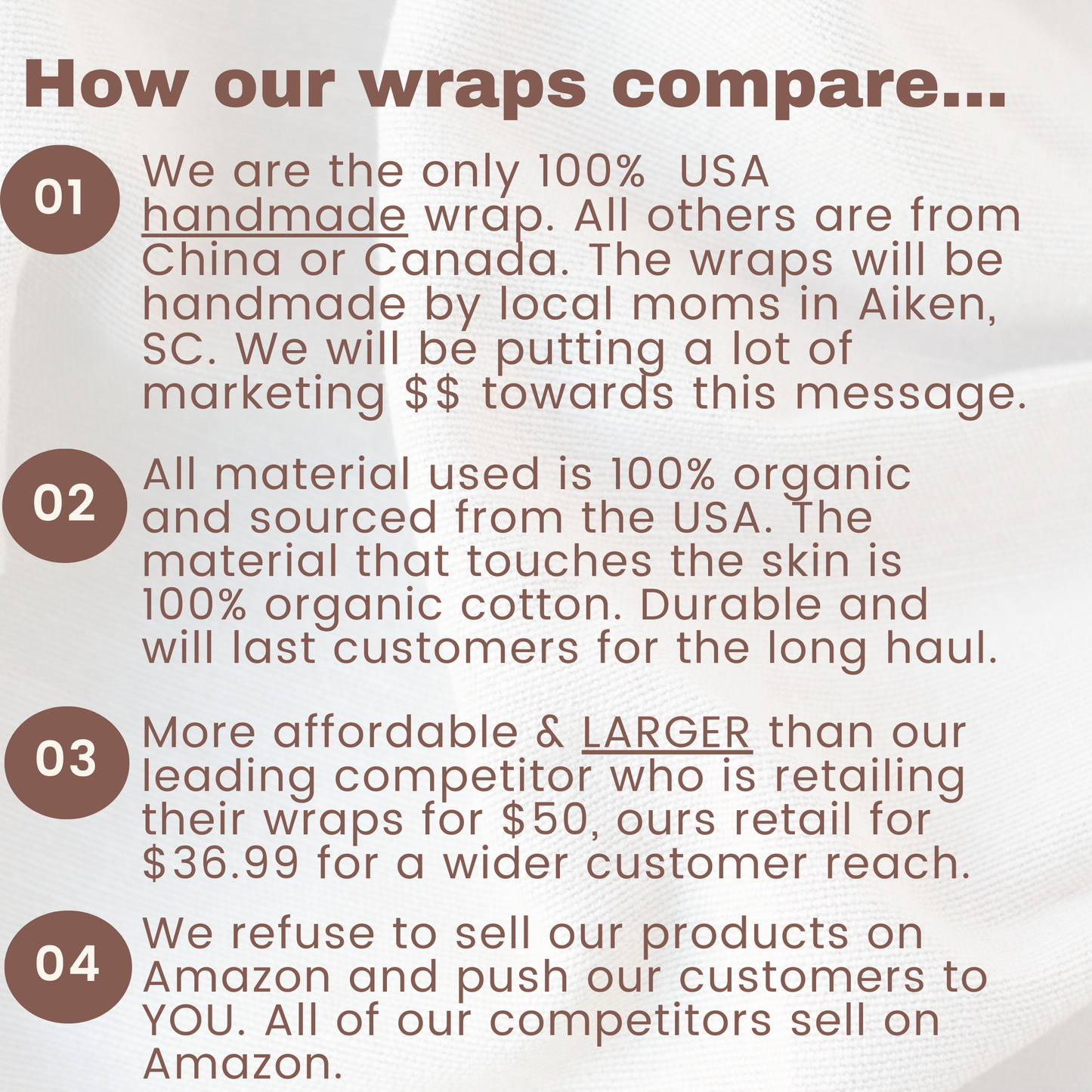 Organic Castor Oil Wrap