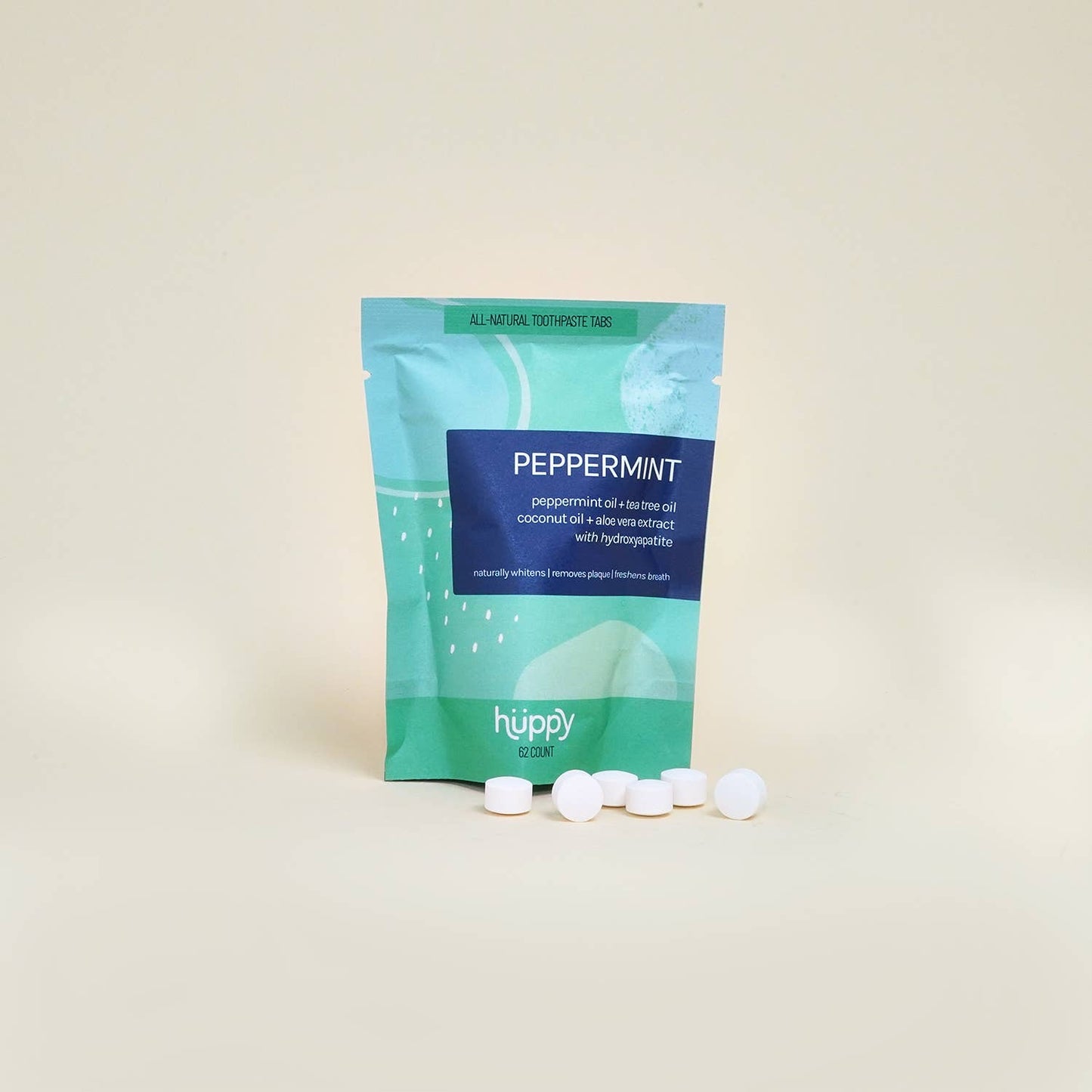 Fluoride-Free Toothpaste Tablets Peppermint Refill
