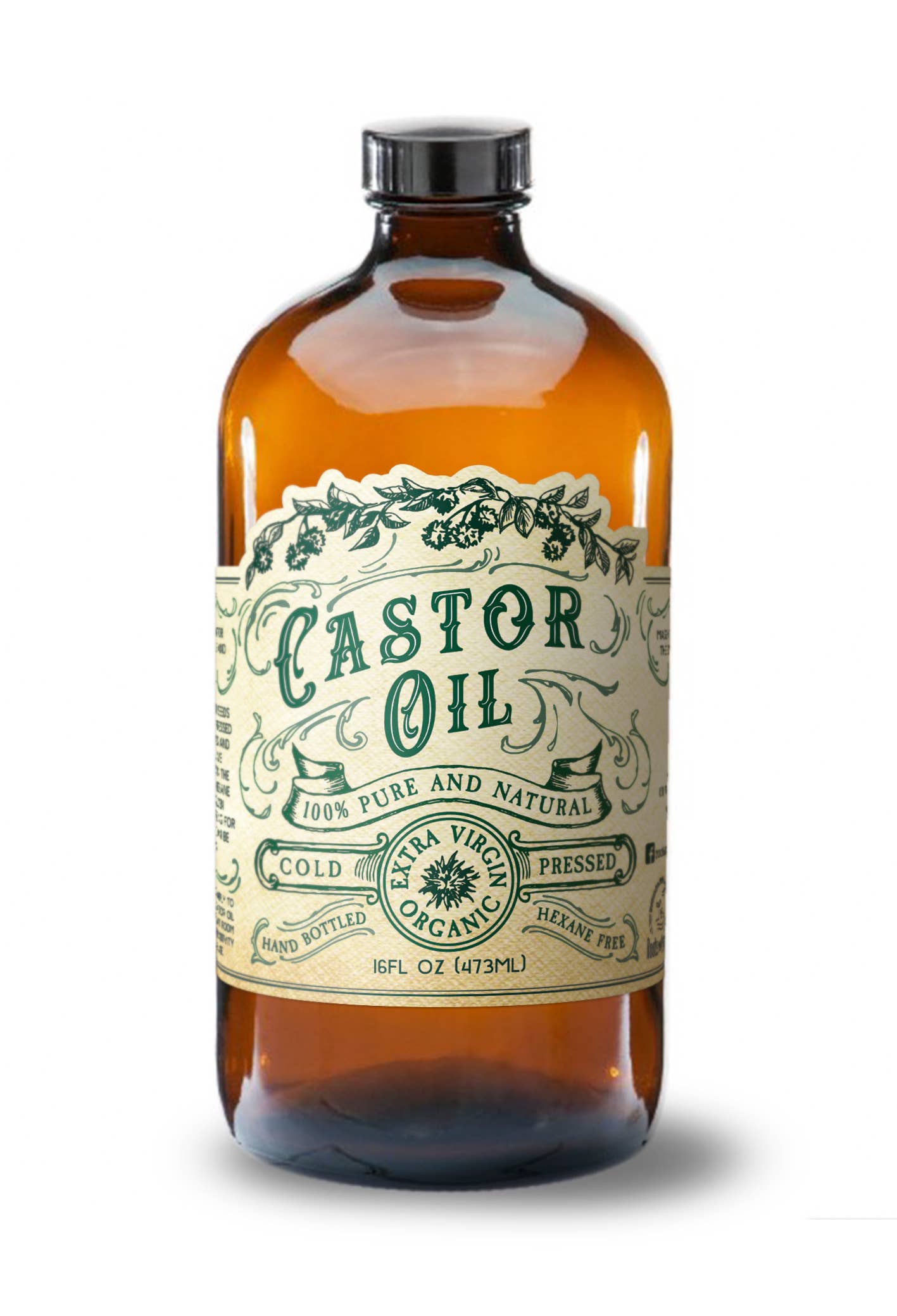 Organic Cold Pressed Castor Oil
