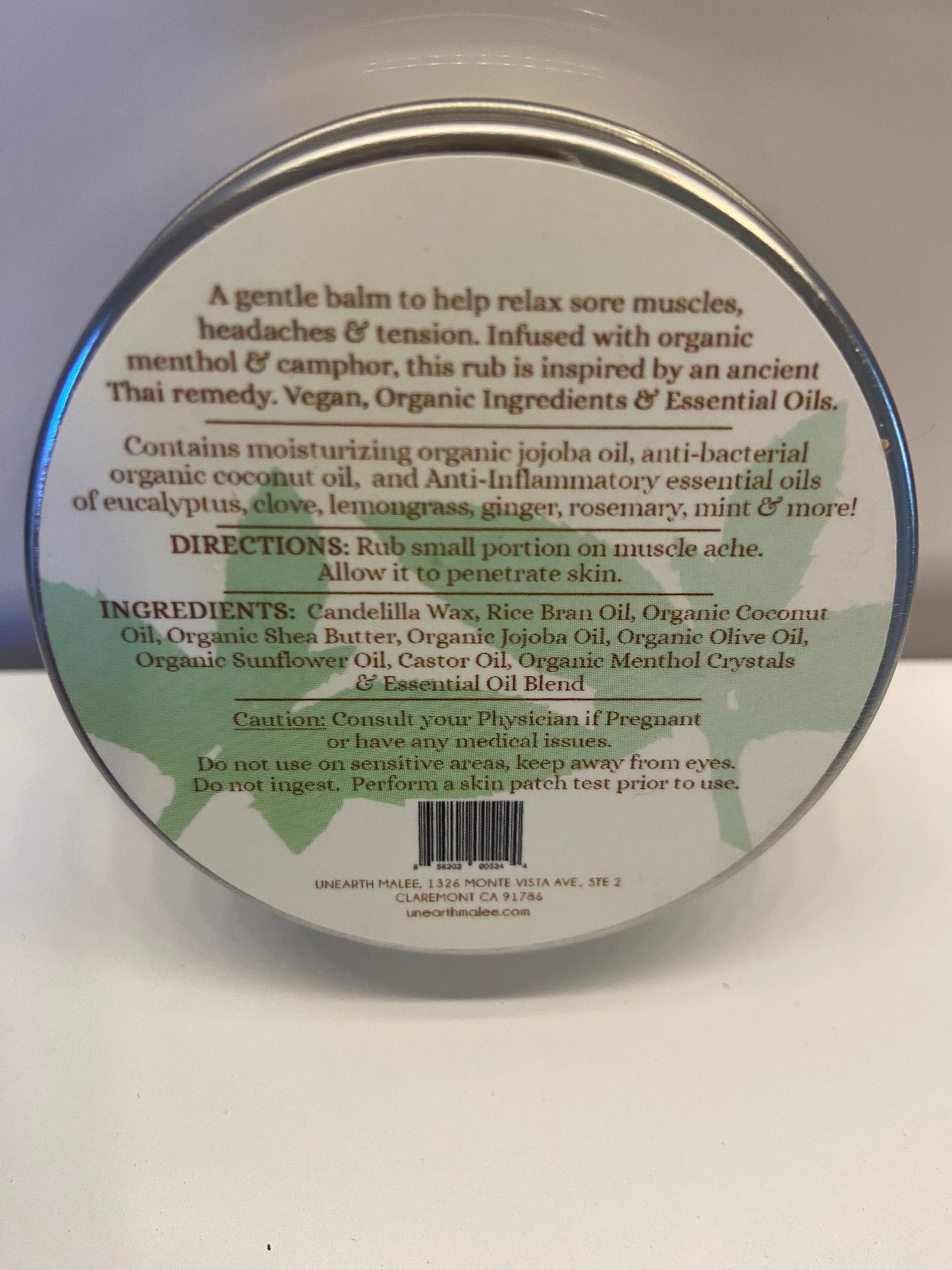 Organic Sore Muscle Rub