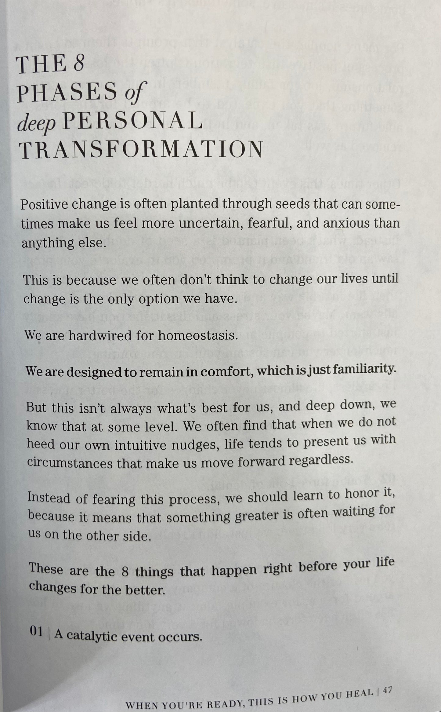 When You're Ready This is How you Heal