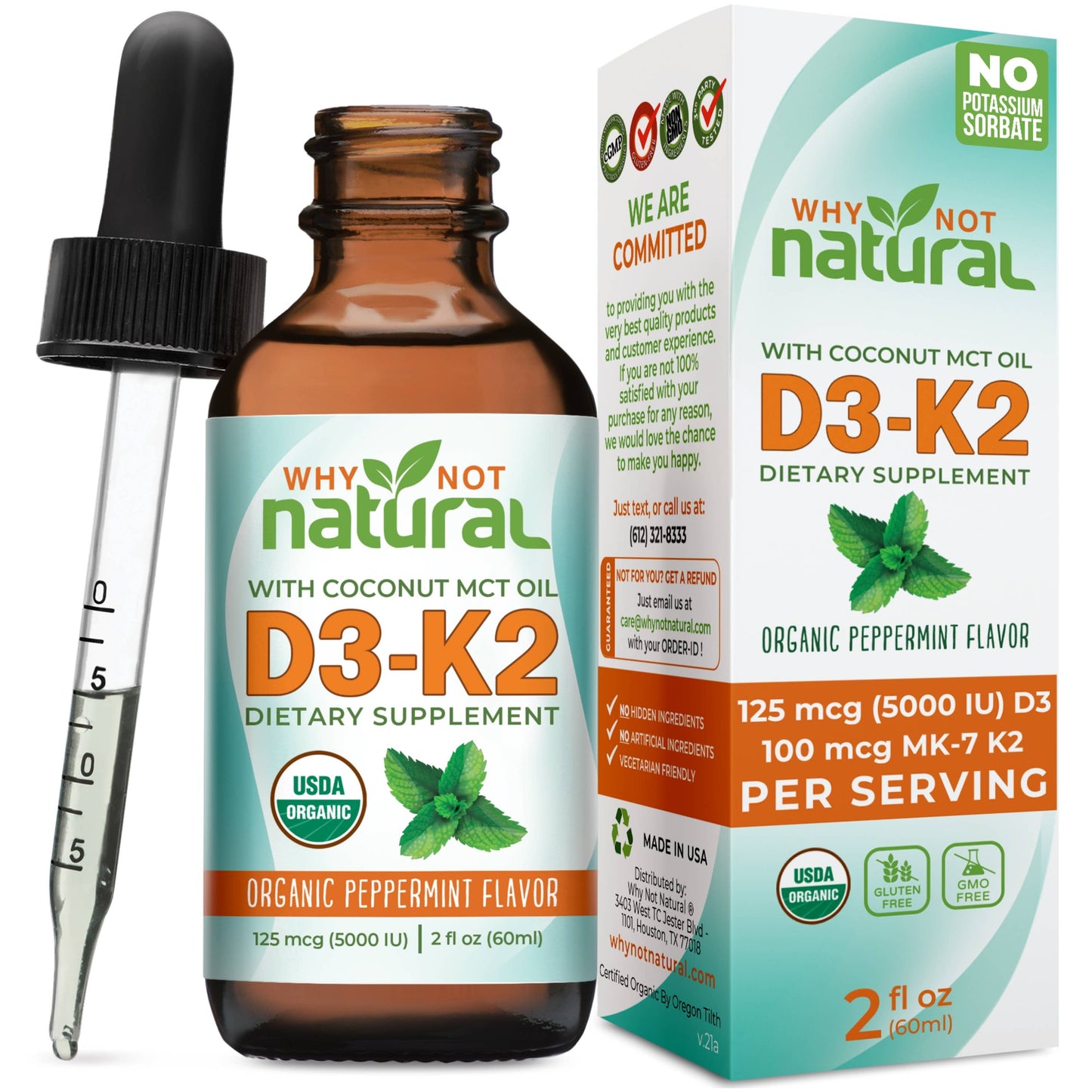 Organic Vitamin D3-K2 (MK-7)