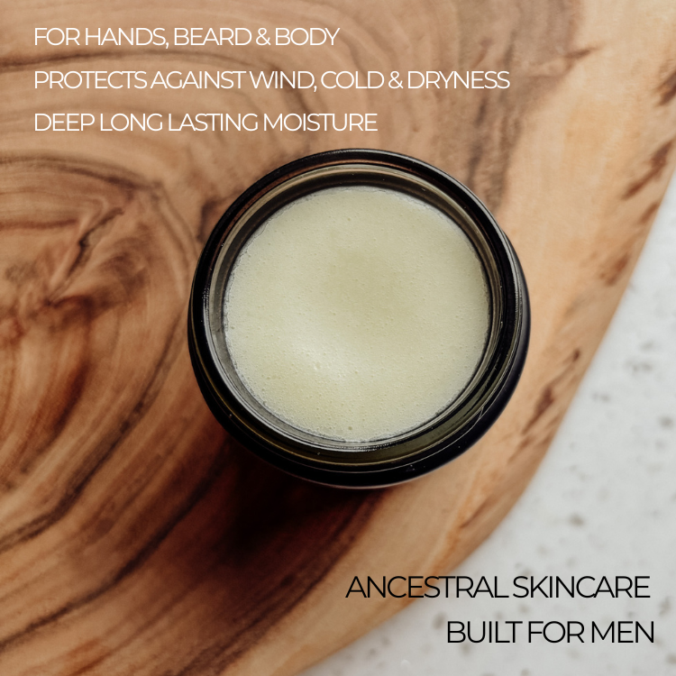 Wild & Rugged Men's Tallow Balm | Hemp + Yarrow 