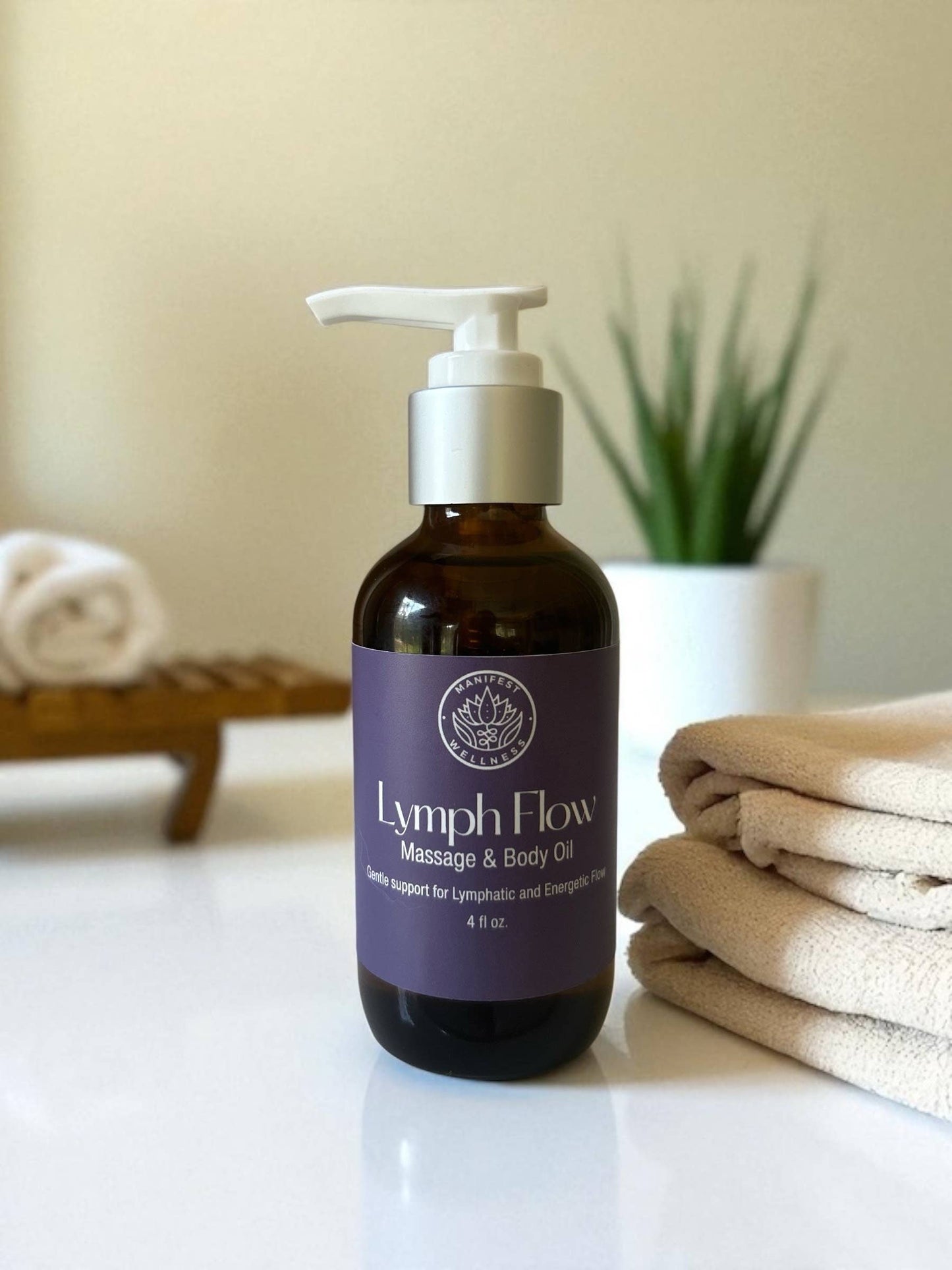 Lymph Flow Herbal Infused Massage & Body Oil