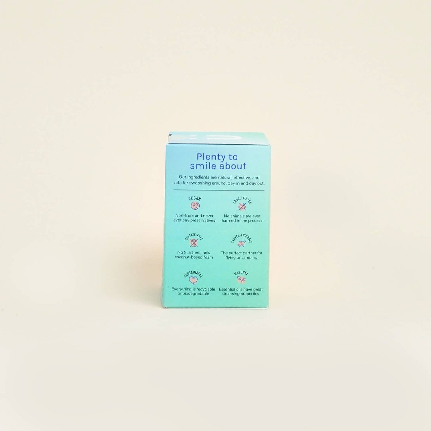 Huppy Peppermint Fluoride-Free Toothpaste Tablets