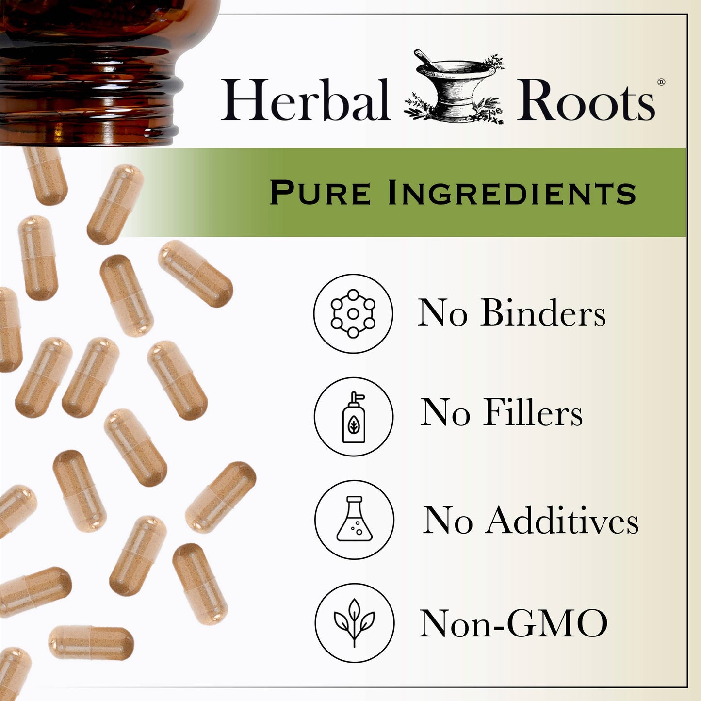 Herbal Roots Turmeric Curcumin Capsules - Certified Organic