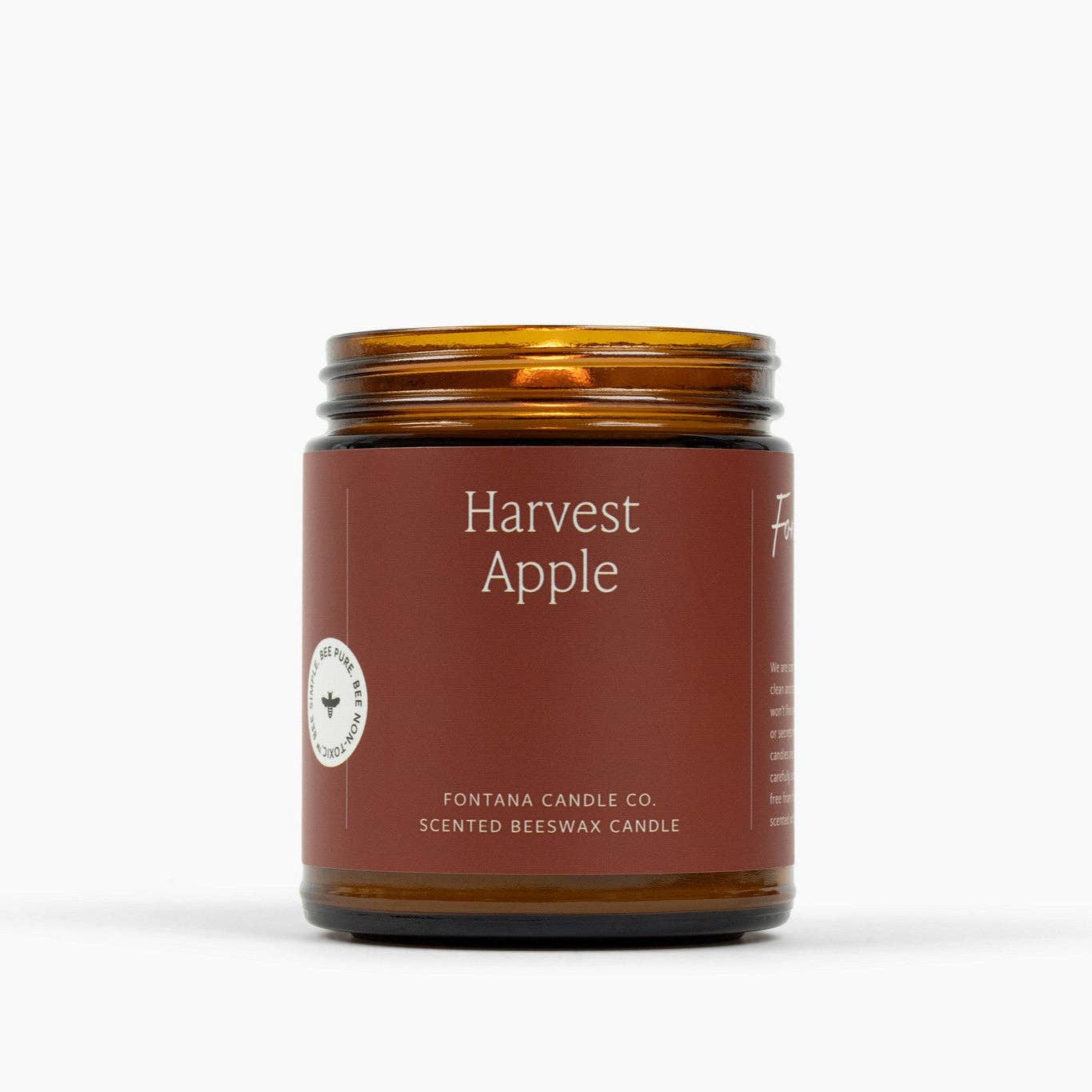 Harvest Apple Beeswax & Essential Oil Jar Candle