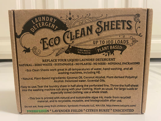 Eco Clean Laundry Sheets