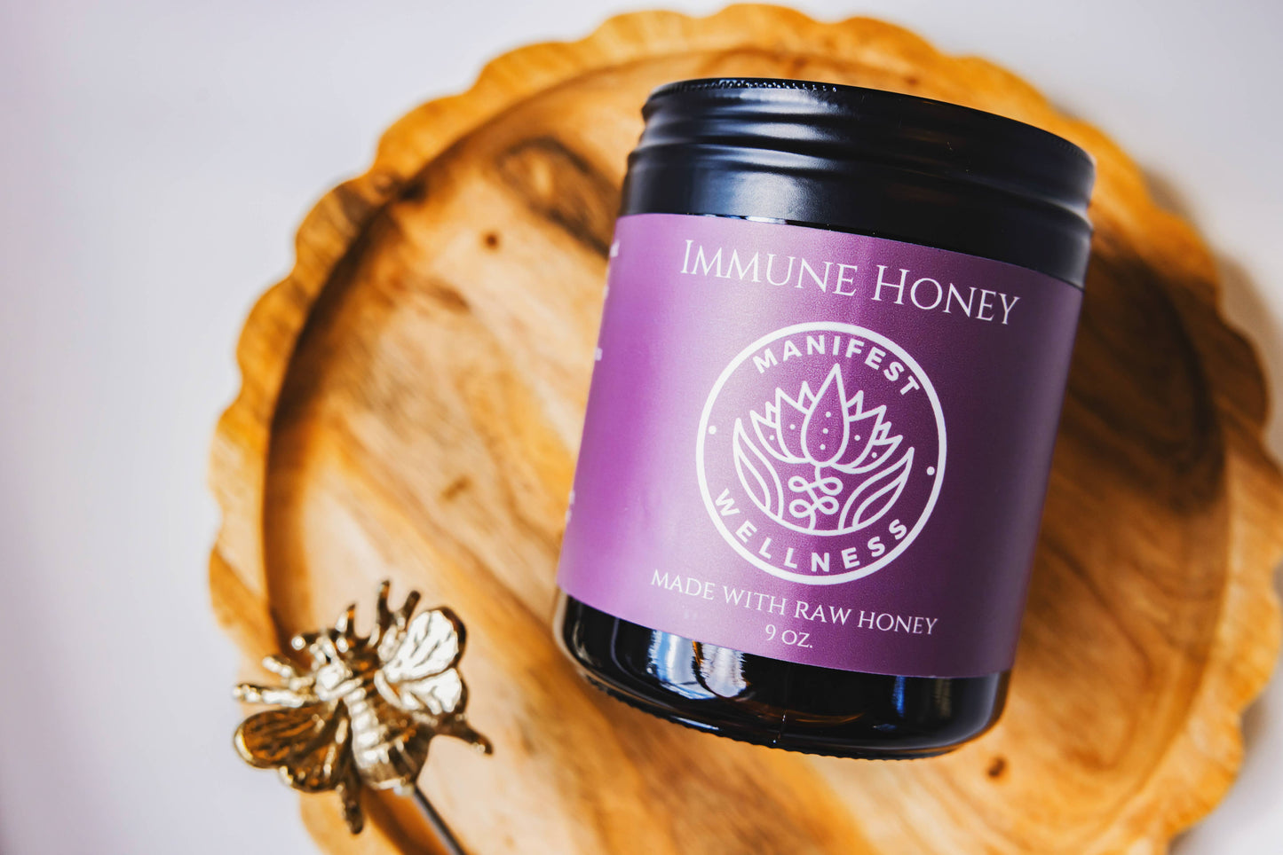 Immune Support Herbal Honey with Elderberry and Spices