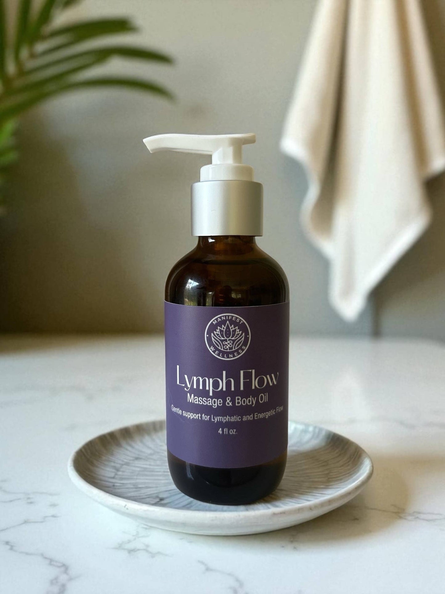 Lymph Flow Herbal Infused Massage & Body Oil