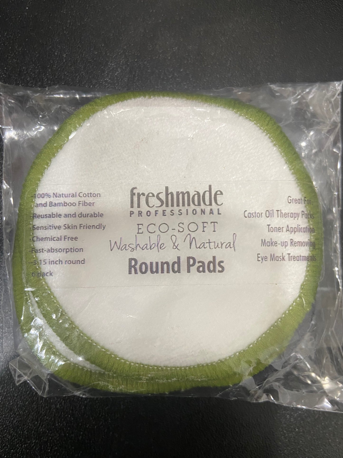 Eco-Soft Washable Natural Round Pads