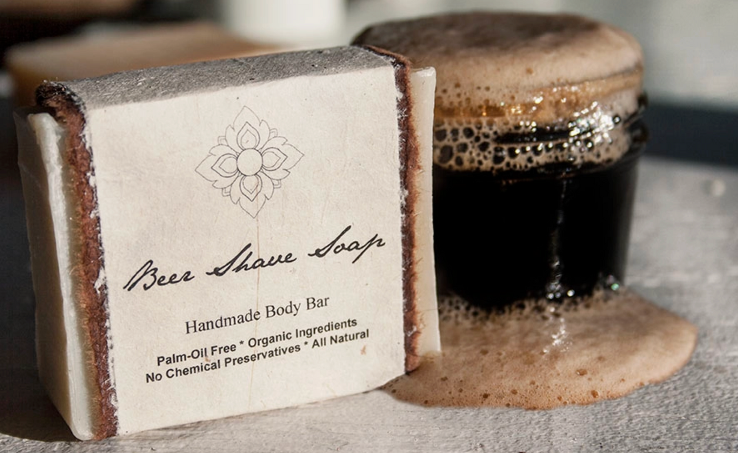 Unearth Malee Beer Shave Soap