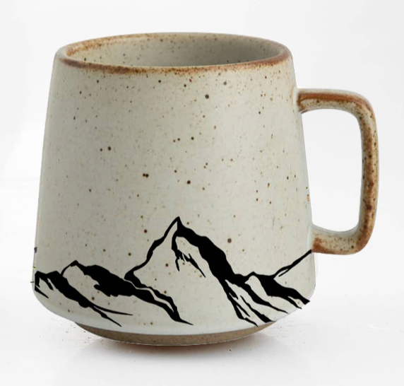 Floral Bloom Stoneware Mug