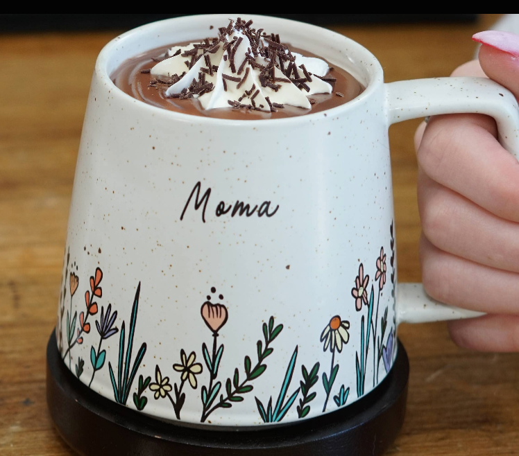 Floral Bloom Stoneware Mug