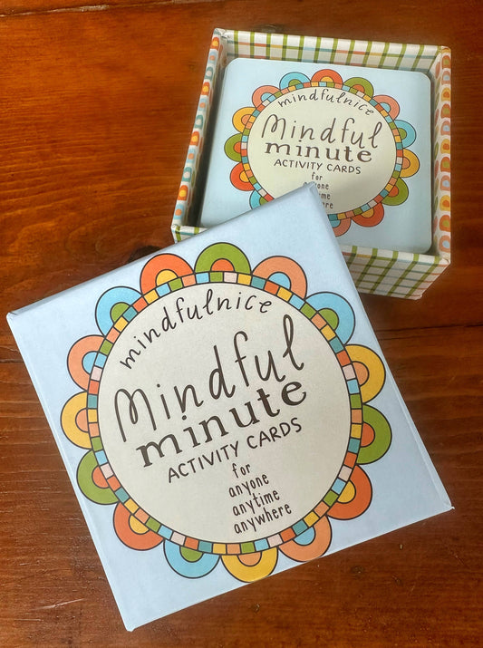 Mindful Minute Activity Cards for Mental Health & Wellness