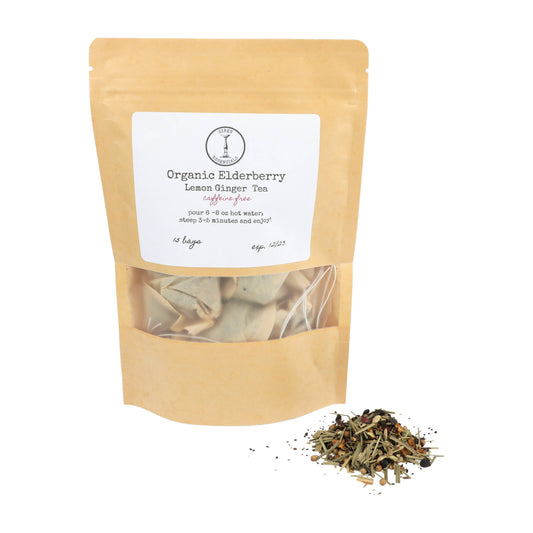 Organic Elderberry Lemon Ginger Tea