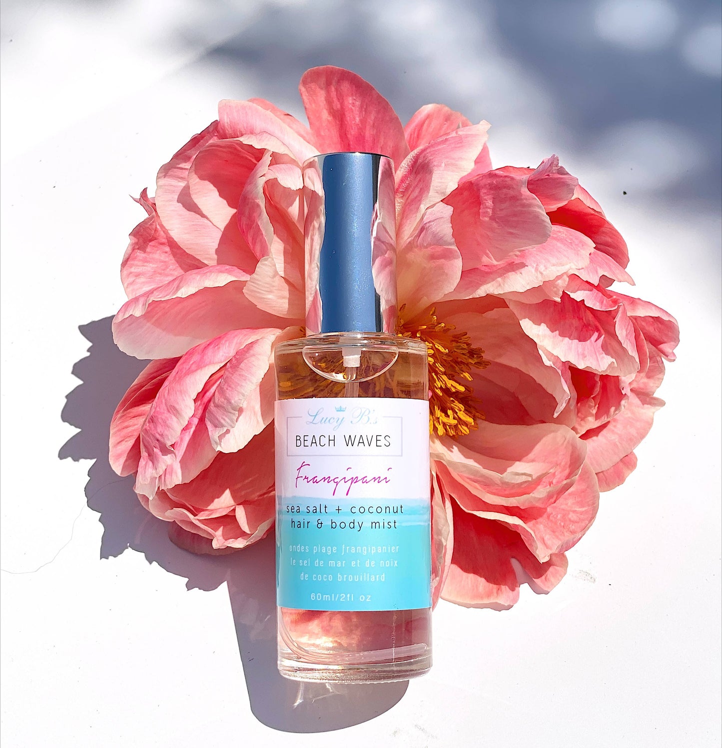 Frangipani Beach Waves Sea Salt Hair and Body Mist