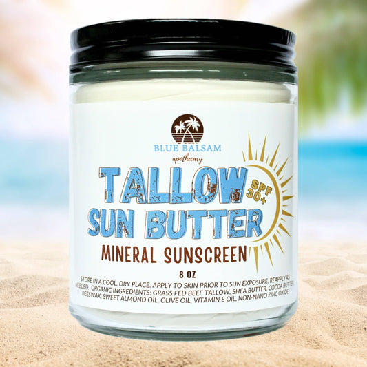 Whipped Tallow Sun Butter l Sunscreen with Non Nano Zinc