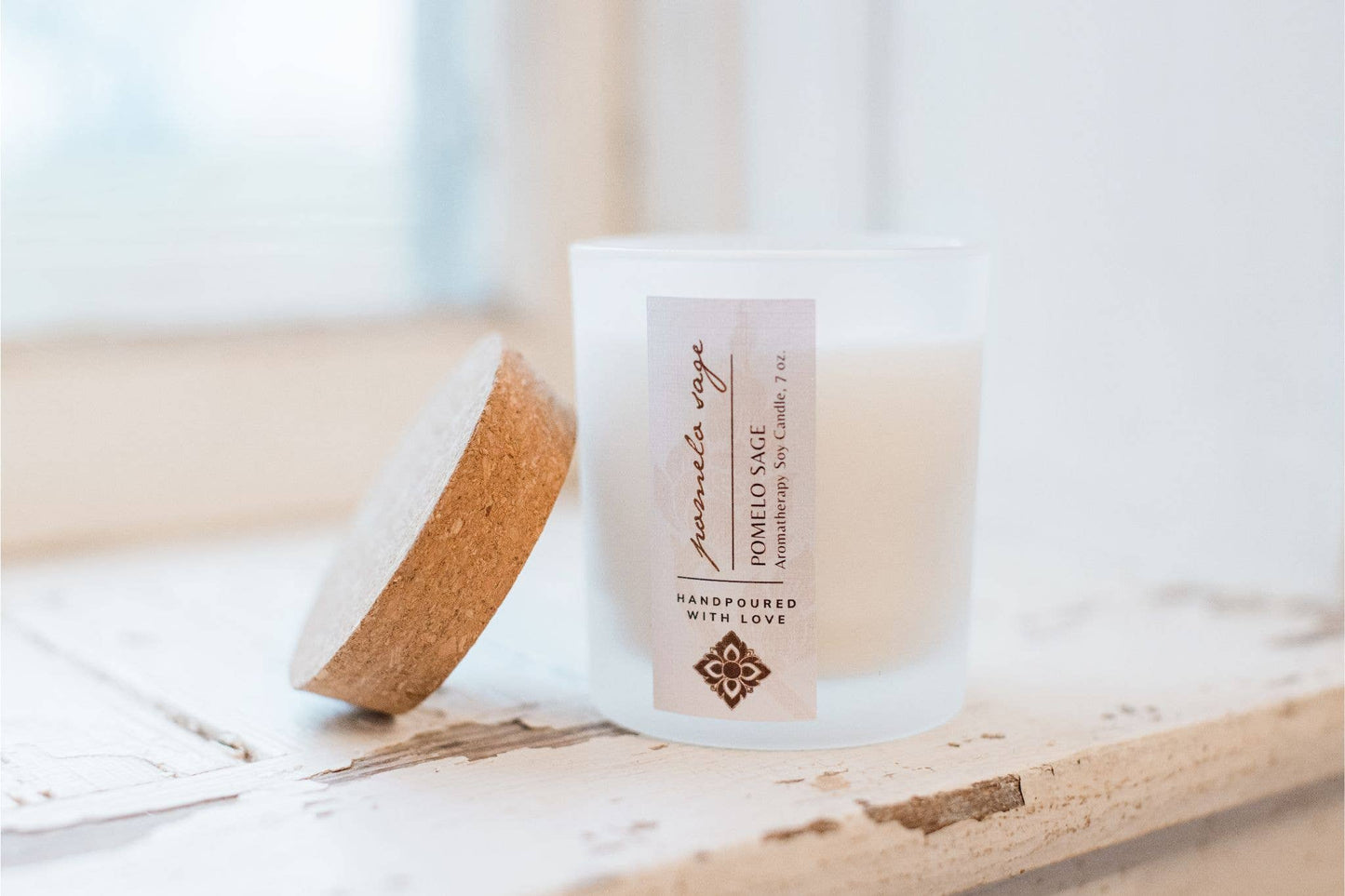 Pomelo Soy Aromatherapy Candle, 7 oz.