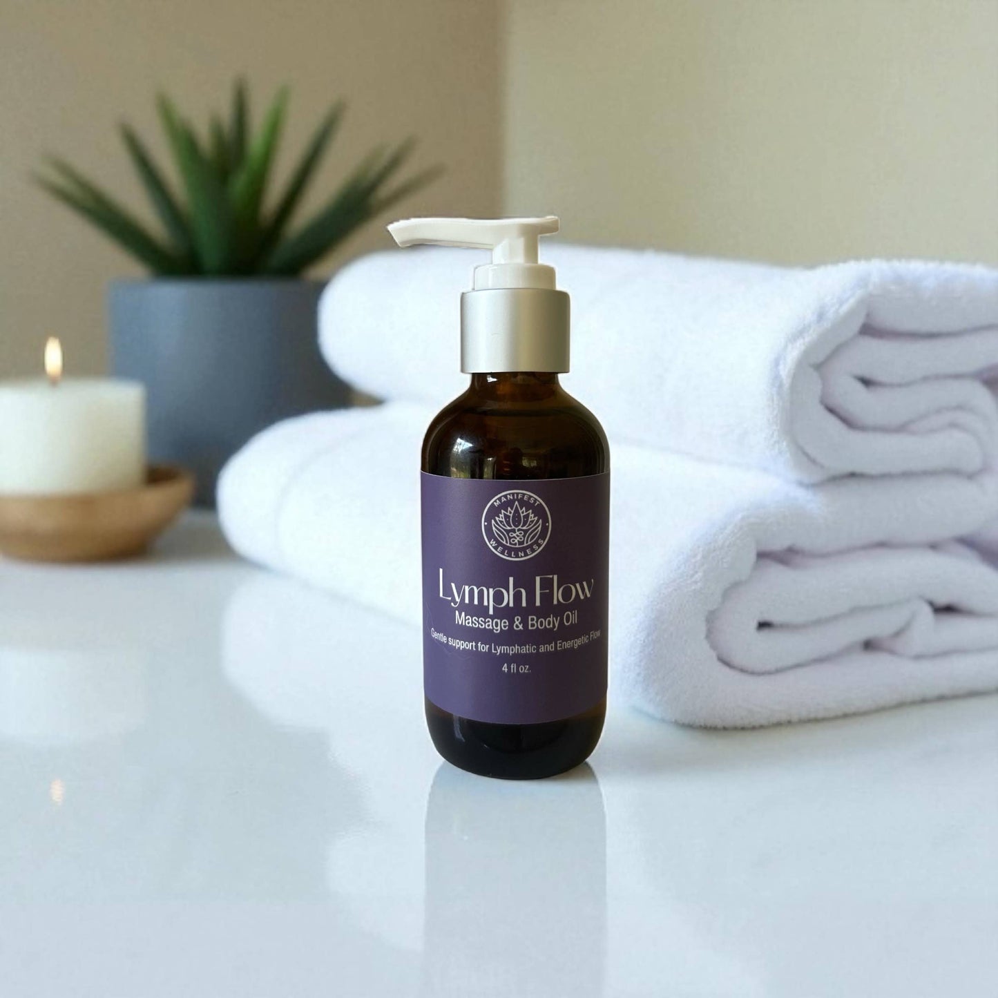 Lymph Flow Herbal Infused Massage & Body Oil
